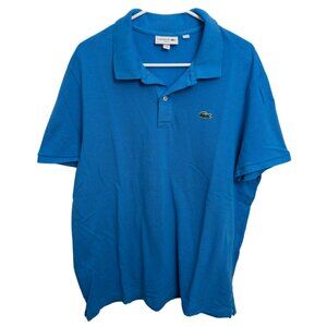 Blue Lacoste Slim Fit Polo Shirt - US Size 3XL